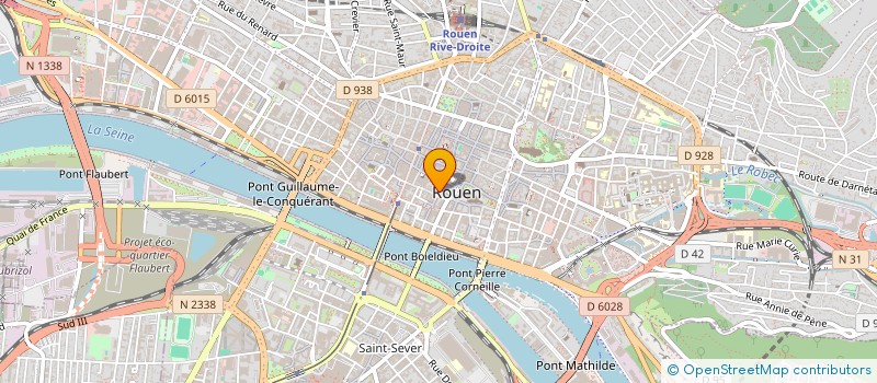 localisation de l'entreprise ASSOCIATION CENTRE D'ORTHODONTIE RIVE GAUCHE à ROUEN