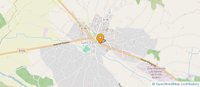 localisation de l'entreprise ASSOCIATION CENTRE DE FORME ET LOISIRS  SAINT-CANNAT