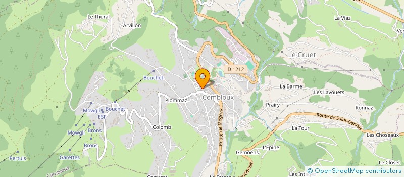 localisation de l'entreprise ASSOCIATION CENTRE DE LOISIRS à COMBLOUX