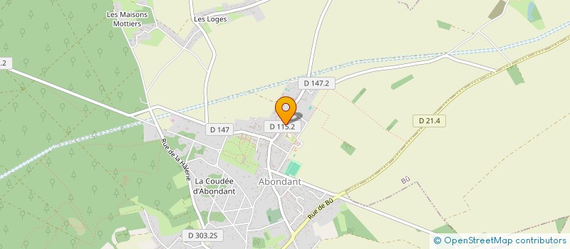 localisation de l'entreprise ASSOCIATION CENTRE DE LOISIRS ABONDANT à ABONDANT