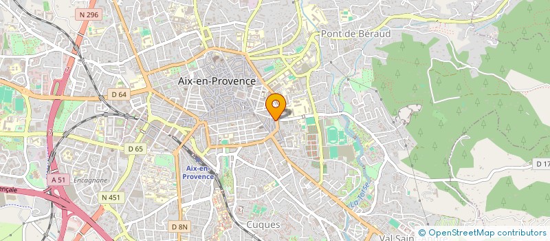 localisation de l'entreprise ASSOCIATION CENTRE DE QUALIFICATION D'AIX EN PROVENCE  AIX-EN-PROVENCE