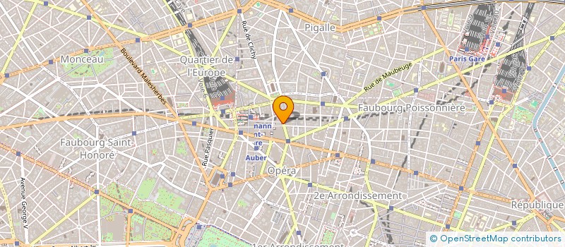 localisation de l'entreprise ASSOCIATION CENTRE DE SANTE DE LA CHAUSSEE D'ANTIN  PARIS