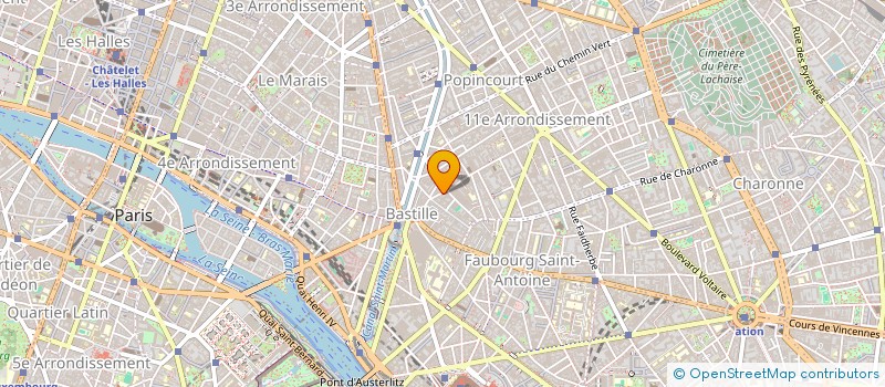 localisation de l'entreprise ASSOCIATION CENTRE DE SANTE DE LA ROQUETTE  PARIS