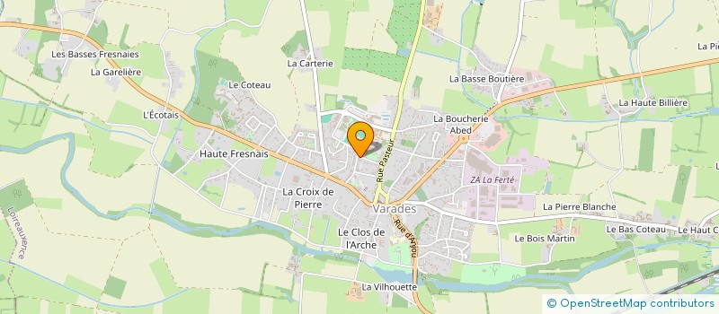 localisation de l'entreprise ASSOCIATION CENTRE DE SANTE ERDRE ET LOIRE à LOIREAUXENCE
