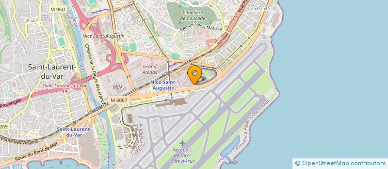 localisation de l'entreprise ASSOCIATION CENTRE DE SANTE NICE LIBERATION  NICE