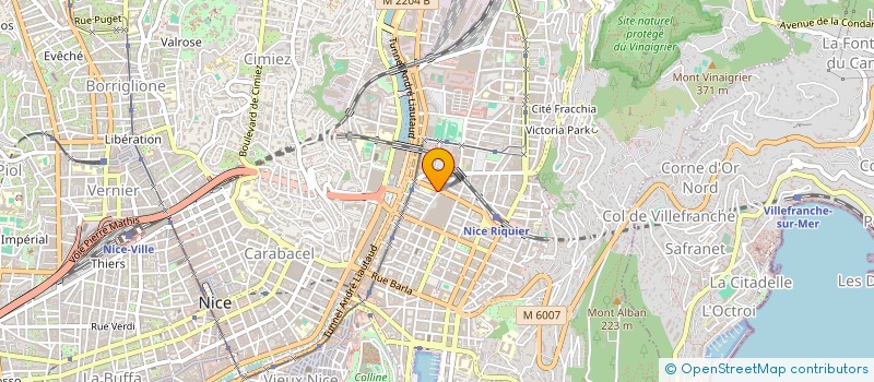 localisation de l'entreprise ASSOCIATION CENTRE DE SANTE NICE SOLA  NICE
