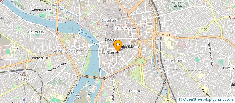localisation de l'entreprise ASSOCIATION CENTRE DE SANTE TOULOUSE CARMES à TOULOUSE