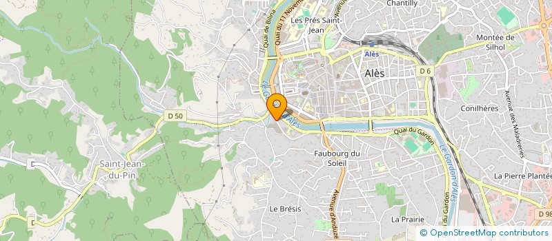 localisation de l'entreprise ASSOCIATION CENTRE DE VAVANCES LE GAI SOLEIL A GRIZAC  ALES