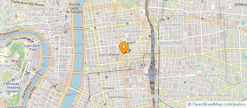 localisation de l'entreprise ASSOCIATION CENTRE DENTAIRE LYON LAFAYETTE  LYON