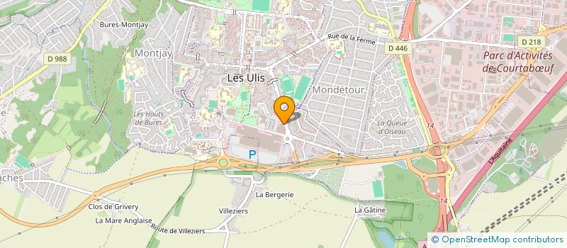 localisation de l'entreprise ASSOCIATION CENTRE DENTAIRE OUEST ESSONNE à LES ULIS