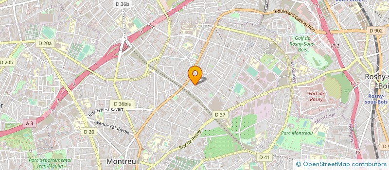localisation de l'entreprise ASSOCIATION CENTRE JEAN MACE MONTREUIL à MONTREUIL