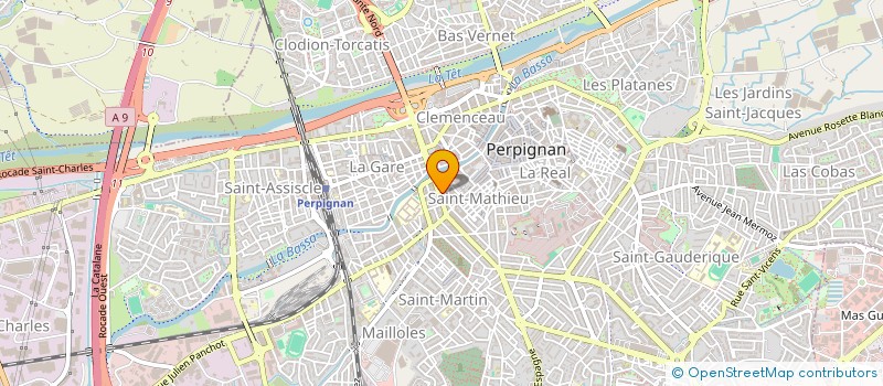 localisation de l'entreprise ASSOCIATION CENTRE MEDICAL DE PERPIGNAN  PERPIGNAN