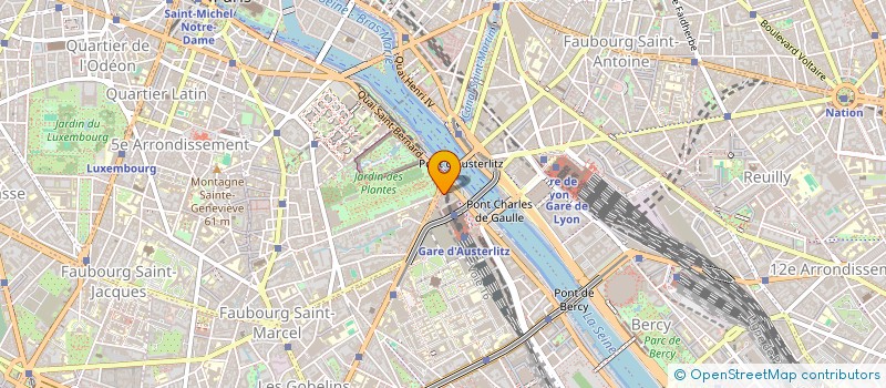 localisation de l'entreprise ASSOCIATION CENTRE MEDICAL ET DENTAIRE DE LA GARE  PARIS