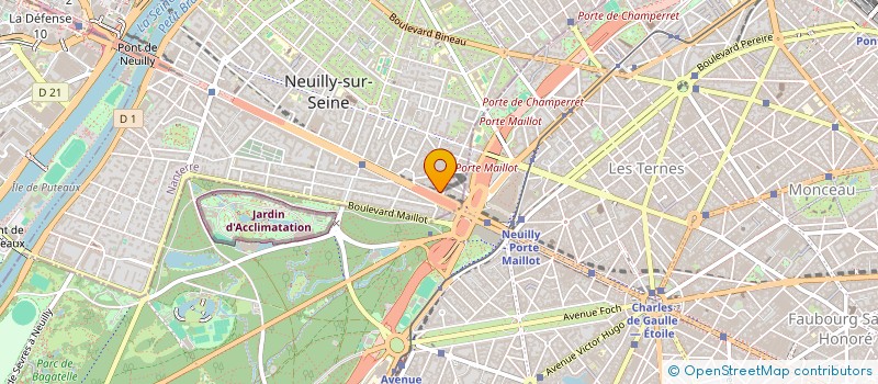 localisation de l'entreprise ASSOCIATION CENTRE MEDICAL ET DENTAIRE DE NEUILLY CHARLES DE GAULLE à NEUILLY-SUR-SEINE