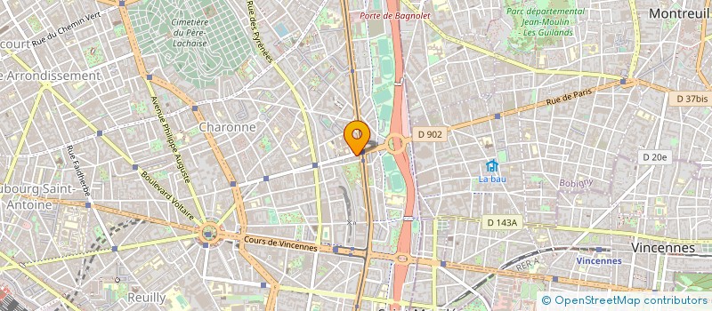 localisation de l'entreprise ASSOCIATION CENTRE MEDICO DENTAIRE L'AMIRAL  PARIS