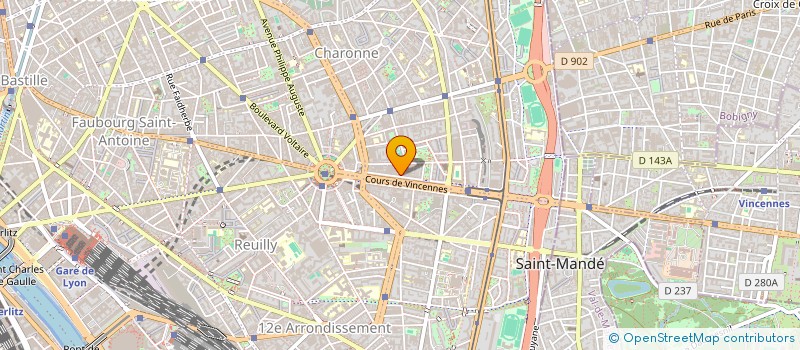 localisation de l'entreprise ASSOCIATION CENTRE MEDICODENTAIRE NATION  PARIS