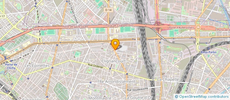 localisation de l'entreprise ASSOCIATION CENTRE MICHAEL BALINT  PARIS