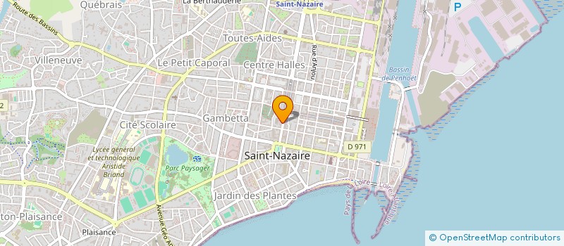 localisation de l'entreprise ASSOCIATION CENTRE REPUBLIQUE à SAINT-NAZAIRE