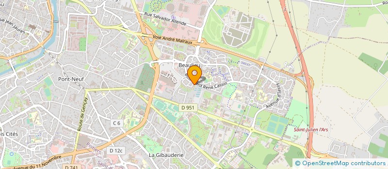localisation de l'entreprise ASSOCIATION CENTRE VIE ENERGIE à POITIERS