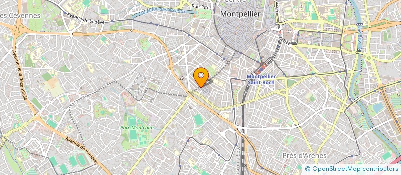 localisation de l'entreprise ASSOCIATION CENTRES DE SANTE TETIAROA à MONTPELLIER