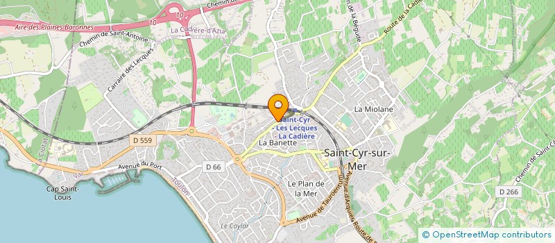 localisation de l'entreprise ASSOCIATION CEP INFORMATIQUE à SAINT-CYR-SUR-MER
