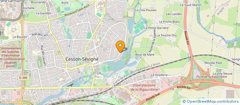 localisation de l'entreprise ASSOCIATION CEP35 à CESSON-SEVIGNE