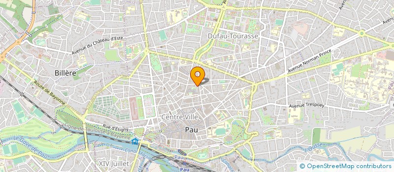 localisation de l'entreprise ASSOCIATION CERCAMON à PAU