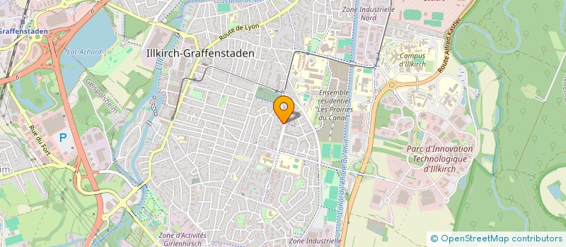 localisation de l'entreprise ASSOCIATION CERCLE  ILLKIRCH-GRAFFENSTADEN