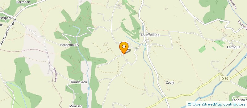 localisation de l'entreprise ASSOCIATION CERCLE ARTISTIQUE JOY  TOUFFAILLES