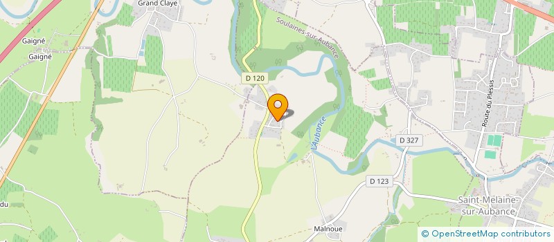 localisation de l'entreprise ASSOCIATION CERCLE L ESPOIR  SOULAINES-SUR-AUBANCE