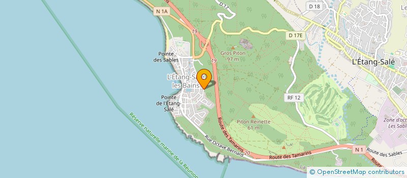 localisation de l'entreprise ASSOCIATION CERCLE PROVENCAL DES SUPPORTERS DE L'OLYMPIQUE DE MARSEILLE DE L'OCEAN INDIEN à L'ETANG-SALE