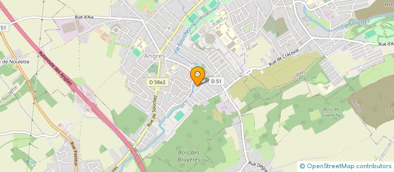localisation de l'entreprise ASSOCIATION CERCLE SAINT CYR à ANGRES