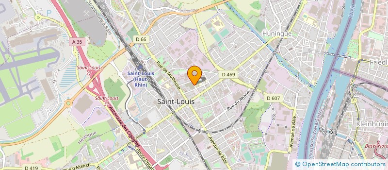 localisation de l'entreprise ASSOCIATION CERCLE SPORTIF SAINT LOUIS à SAINT-LOUIS