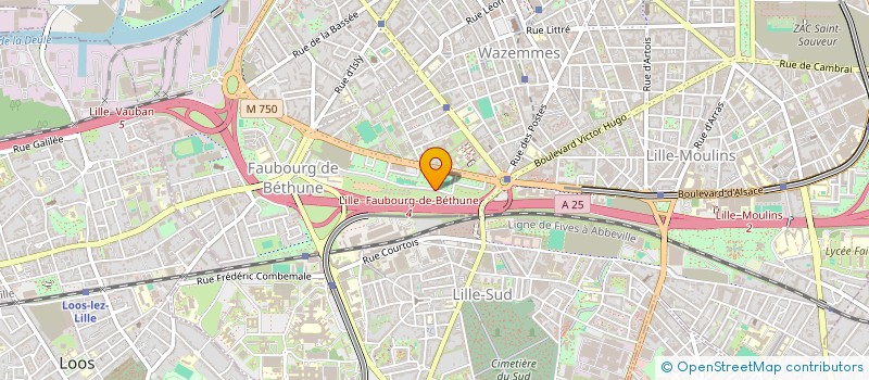 localisation de l'entreprise ASSOCIATION CERTIF'ACTES - ACCES A LA CERTIFICATION TRANSPARENTE, EQUITABLE ET SOLIDAIRE  LILLE