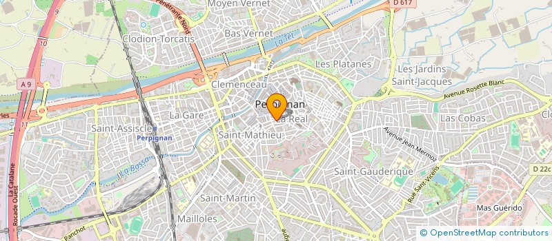 localisation de l'entreprise ASSOCIATION CES ARTS  PERPIGNAN