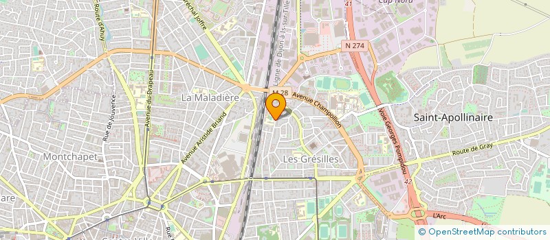 localisation de l'entreprise ASSOCIATION CES MESSIEURS SERIEUX  DIJON