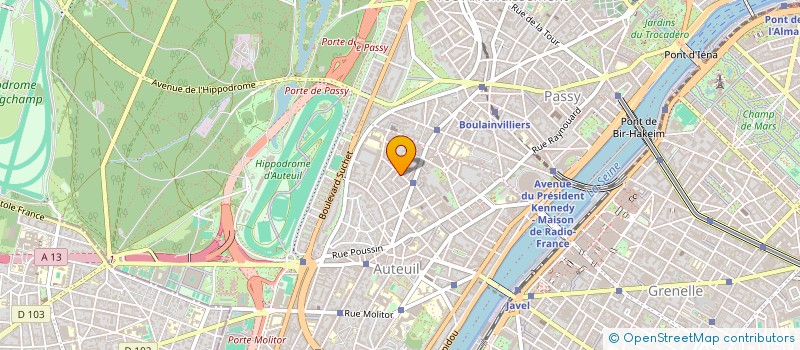 localisation de l'entreprise ASSOCIATION CETO CLUB  PARIS