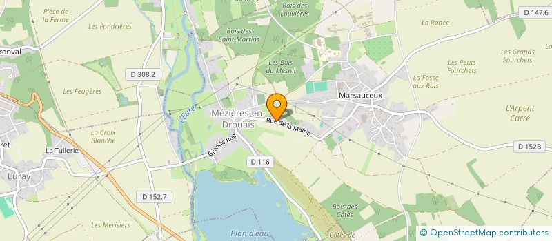 localisation de l'entreprise ASSOCIATION CEVENOLE LE RIEU DU VILLARET à MEZIERES-EN-DROUAIS