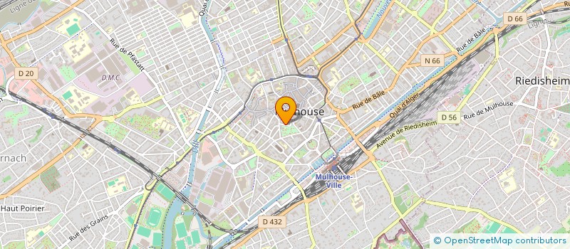 localisation de l'entreprise ASSOCIATION CEZAM GRAND EST  MULHOUSE