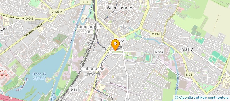 localisation de l'entreprise ASSOCIATION CH'TI MI LOISIRS  VALENCIENNES