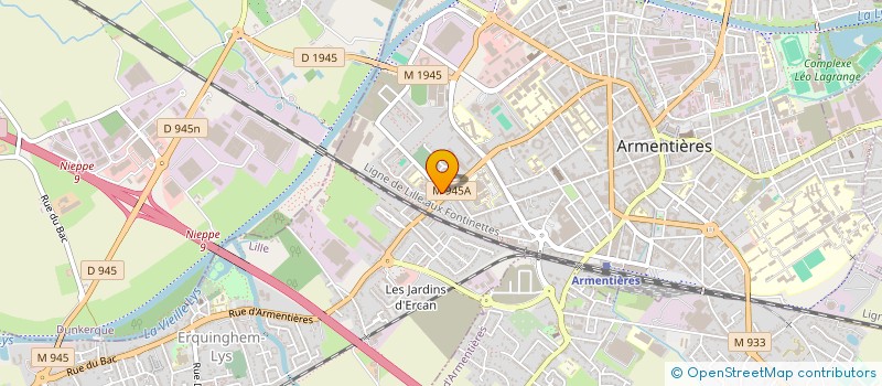 localisation de l'entreprise ASSOCIATION CH'TI PILOTE D'ARMENTIERES à ARMENTIERES