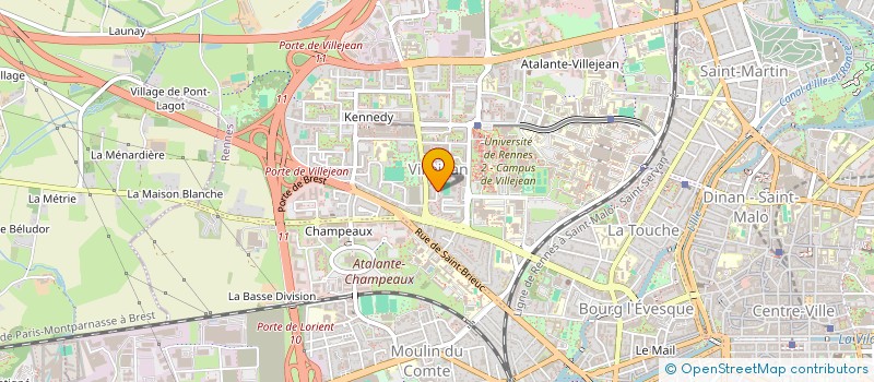 localisation de l'entreprise ASSOCIATION CHABAB à RENNES