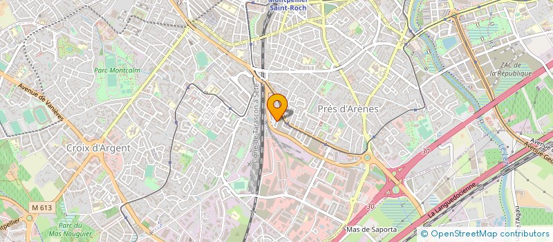 localisation de l'entreprise ASSOCIATION CHALET REPLATET à MONTPELLIER
