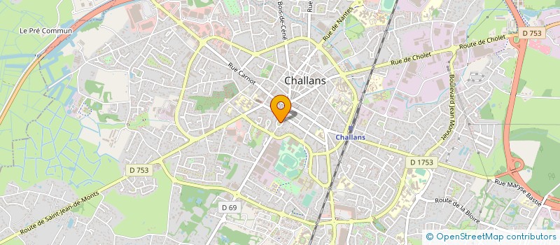 localisation de l'entreprise ASSOCIATION CHALLANS FUTUR à CHALLANS