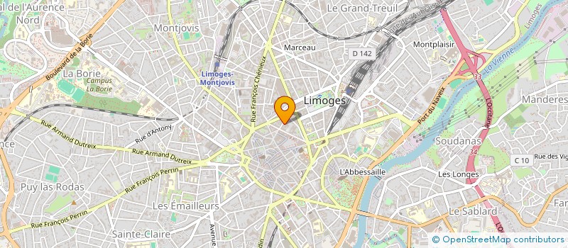 localisation de l'entreprise ASSOCIATION CHALLENGE PME LIMOUSIN à LIMOGES