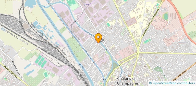 localisation de l'entreprise ASSOCIATION CHALONNAISE DE PARENTS ET AMIS DE PERSONNES DEFICIENTES INTELLECTUELLES  CHALONS-EN-CHAMPAGNE