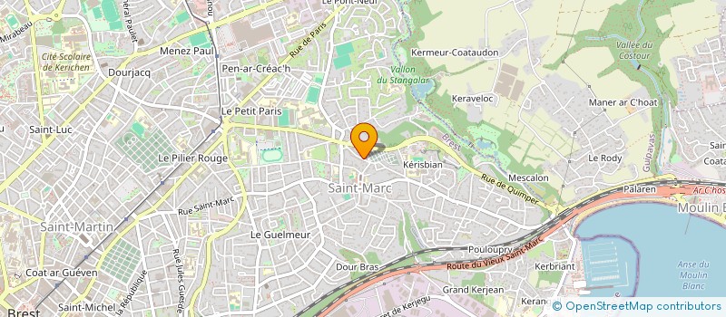 localisation de l'entreprise ASSOCIATION CHAMAN à BREST