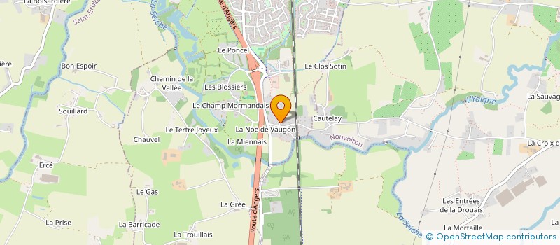 localisation de l'entreprise ASSOCIATION CHAMAN & LUCIOLE, VEILLE ANIMALE POUR LE NOUVEAU MONDE  VERN-SUR-SEICHE