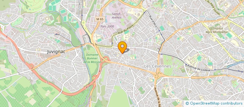 localisation de l'entreprise ASSOCIATION CHAMARE à MONTPELLIER