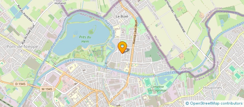 localisation de l'entreprise ASSOCIATION CHAMELI DU NORD  ARMENTIERES